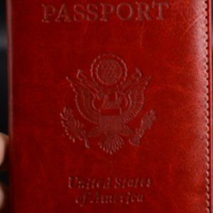 NEW US & PR PASSPORT COVER HOLDER TRAVEL CASE